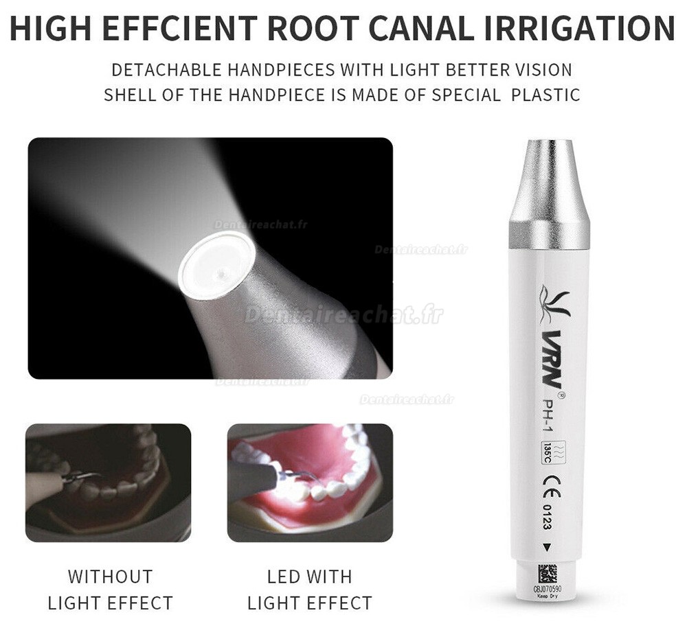 VRN PH-1 pièce à main détartreur ultrasons avec lumiere (compatible avec Woodpecker/EMS )